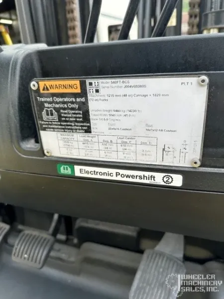 2018 Hyster S80FT-BCS  Propane Fork Lift 7,700 Lb. #6613 #2