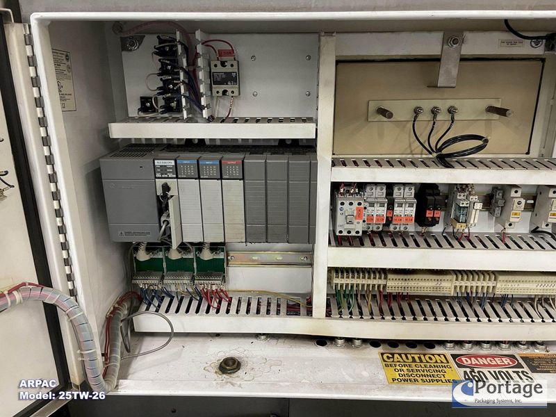 ARPAC Model: 25TW-28 Intermittent Motion Tray Wrapper