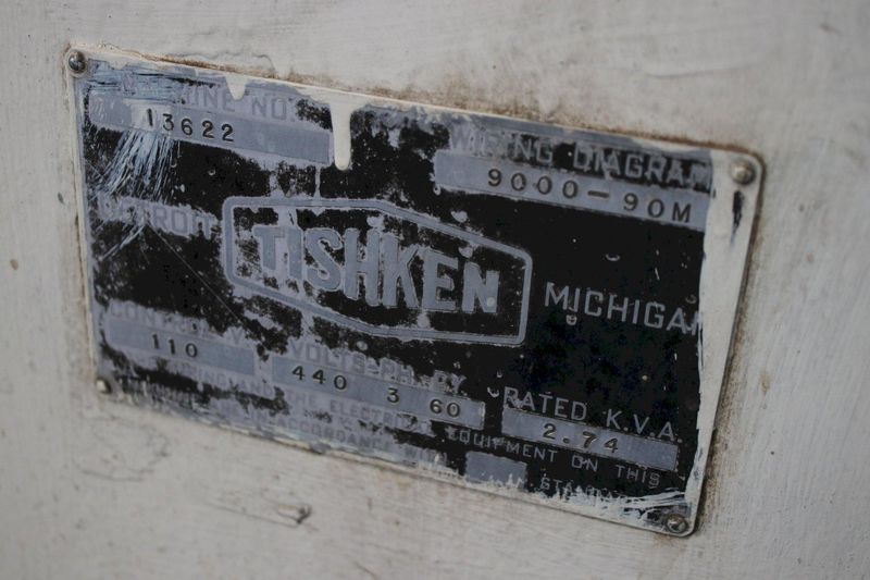 18 TON TISHKEN MODEL #CO-6-2 2 POST CUT-OFF PRESS: STOCK #76591