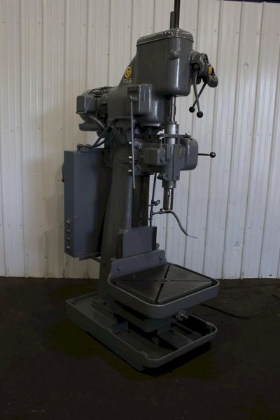24" GIDDINGS & LEWIS SINGLE SPINDLE DRILL: STOCK #76564