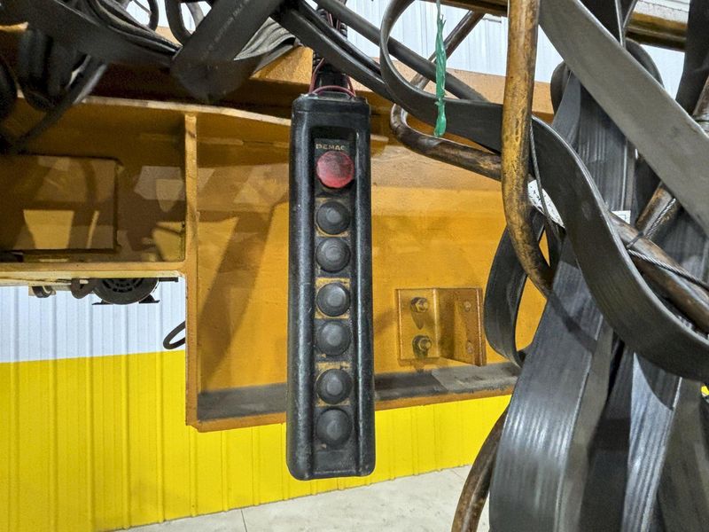 7.5 TON x 27'-4" MOVE HANDLING SYSTEMS SINGLE GIRDER BRIDGE CRANE W/ SHAW-BOX HOIST: STOCK #2101