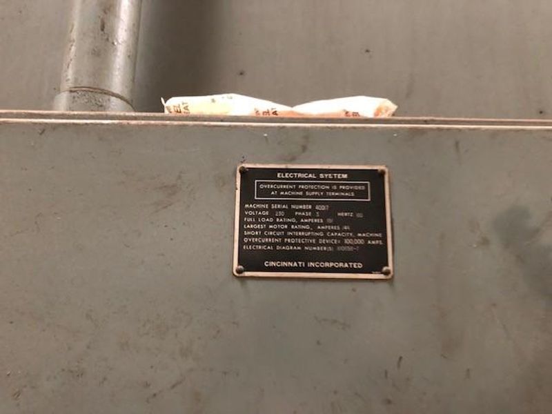 1250 TON x 24' CINCINNATI MODEL 1250H HYDRAULIC PRESS BRAKE: STOCK #10682
