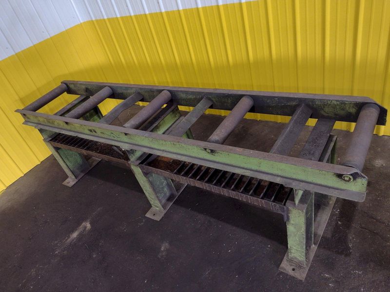 20’ X 20” HEAVY DUTY ROLLER CONVEYOR, (4) SECTIONS: STOCK #18710