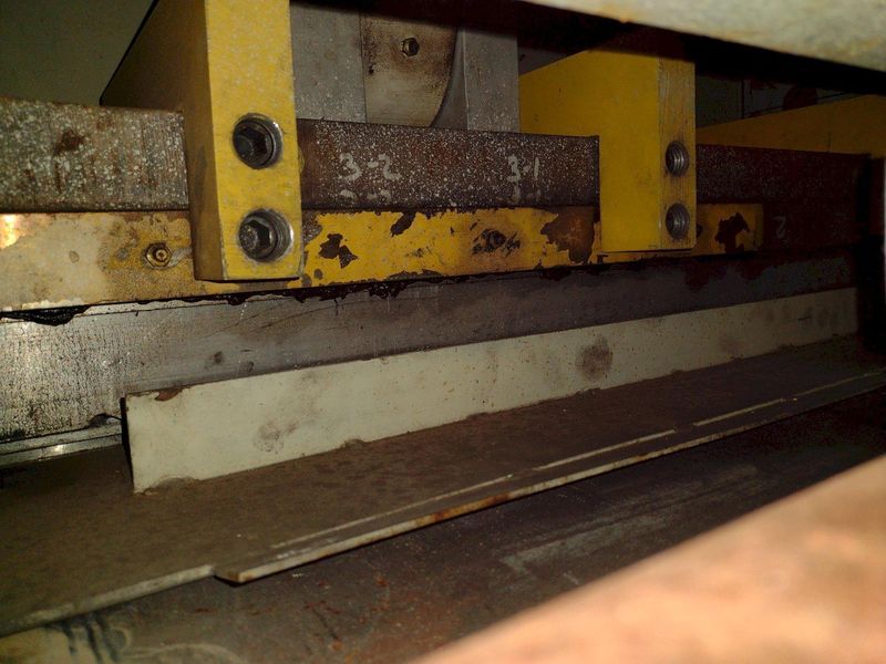 48” WIDE x 30 HP MECHANICAL IN-LINE COIL PRESS & SHEAR WITH PLC VARIABLE SPEED DRIVE: STOCK #229