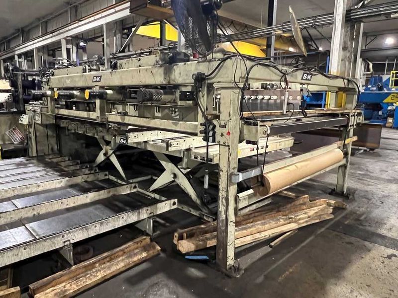 72" x 0.135" x 40,000# B & K Cut To Length Line