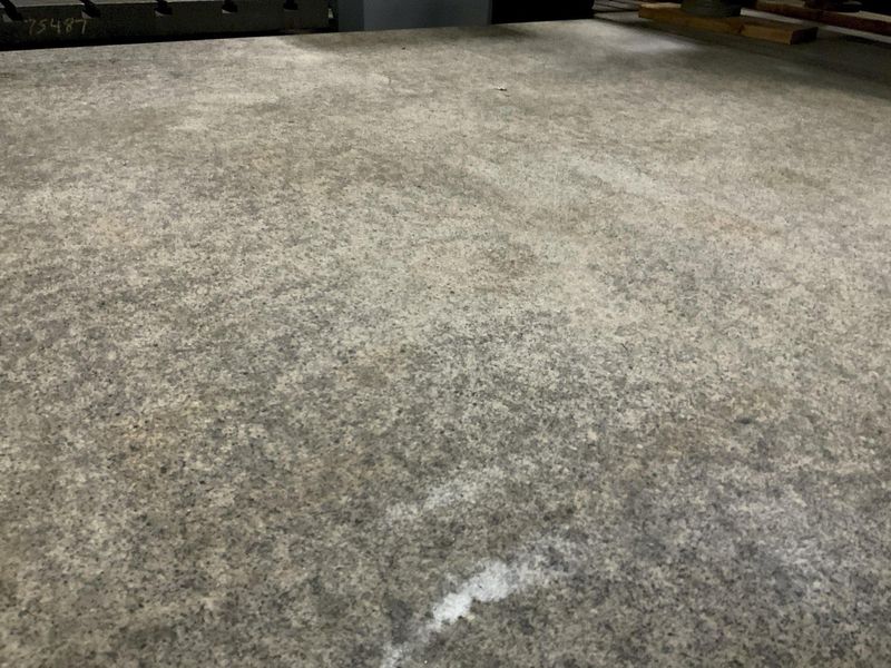 70" X 74" 12" STANDBRIDGE GRANITE SURFACE PLATE: STOCK #77848