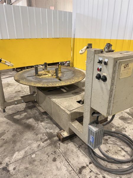 5,000 LB DTI MODEL #5003 HORIZONTAL PALLET TYPE MOTORIZED COIL REEL: STOCK #20119