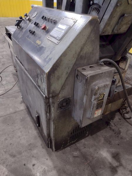 16" x 16" HYD-MECH MODEL #M-16A AUTOMATIC HORIZONTAL BANDSAW WITH POWER MITRE SWIVEL: STOCK #234