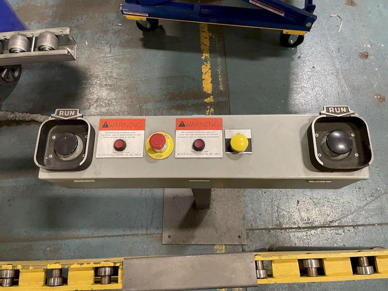 300 TON PACIFIC (NEW 2017) MODEL #300-OBL-10/60 STRAIGHT SIDE HYDRAULIC PRESS, 12" STROKE: STOCK