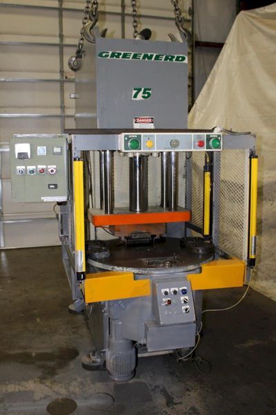 75 TON GREENERD HYDRAULIC PRESS