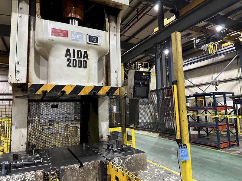 220 AIDA GAP FRAME STAMPING PRESS