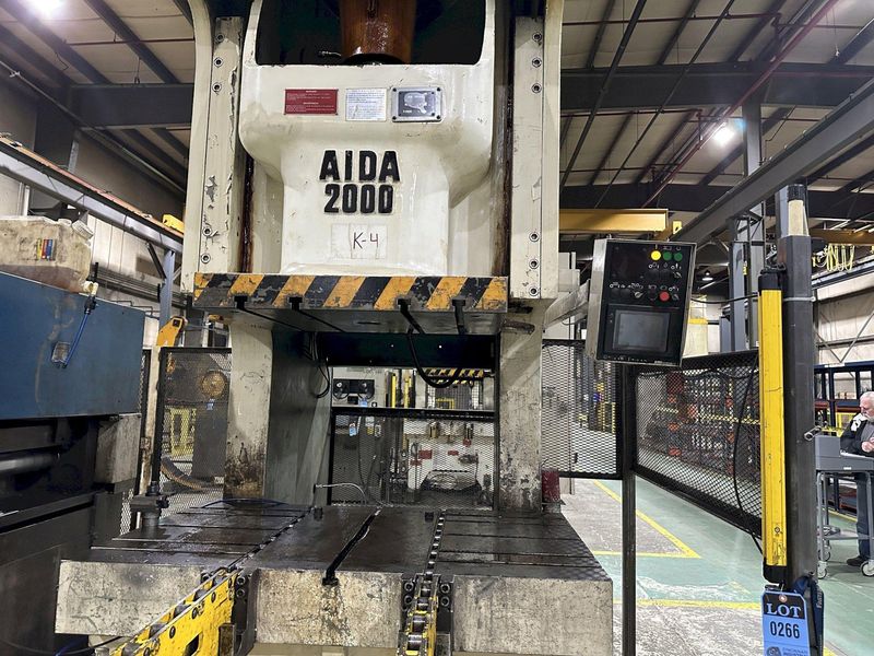 220 AIDA GAP FRAME STAMPING PRESS