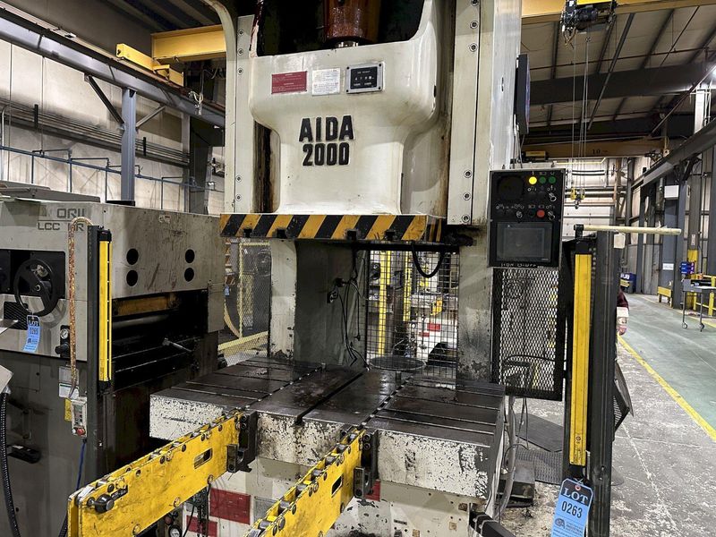 220 AIDA GAP FRAME STAMPING PRESS