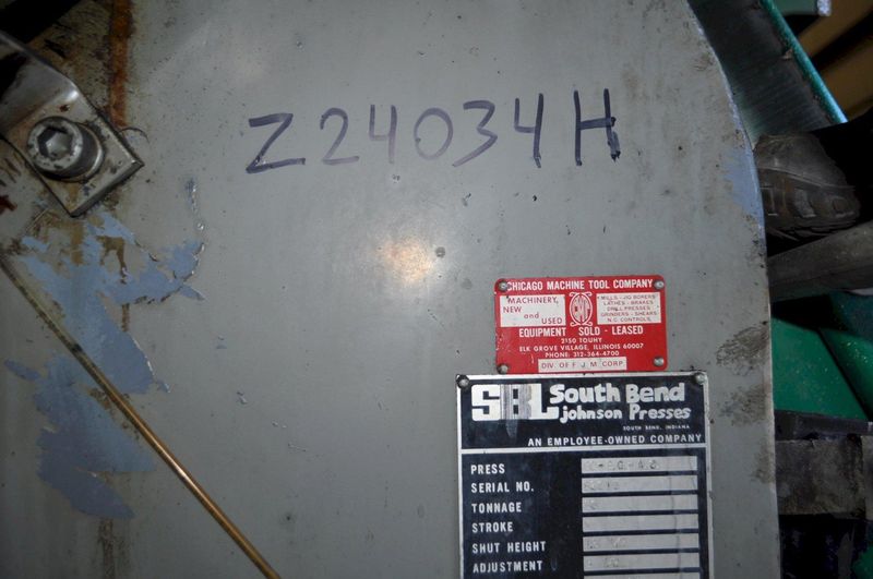 80 TON SOUTHBEND JOHNSON OBI PRESS