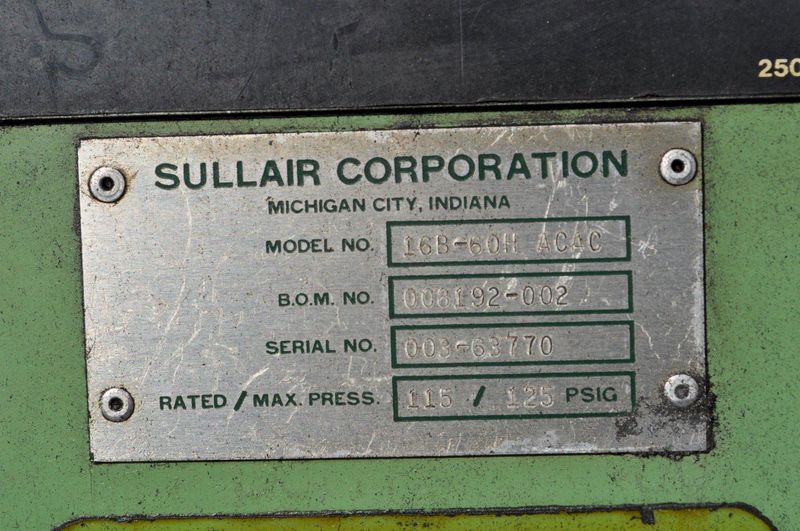 60 HP SULLAIR AIR COMPRESSOR