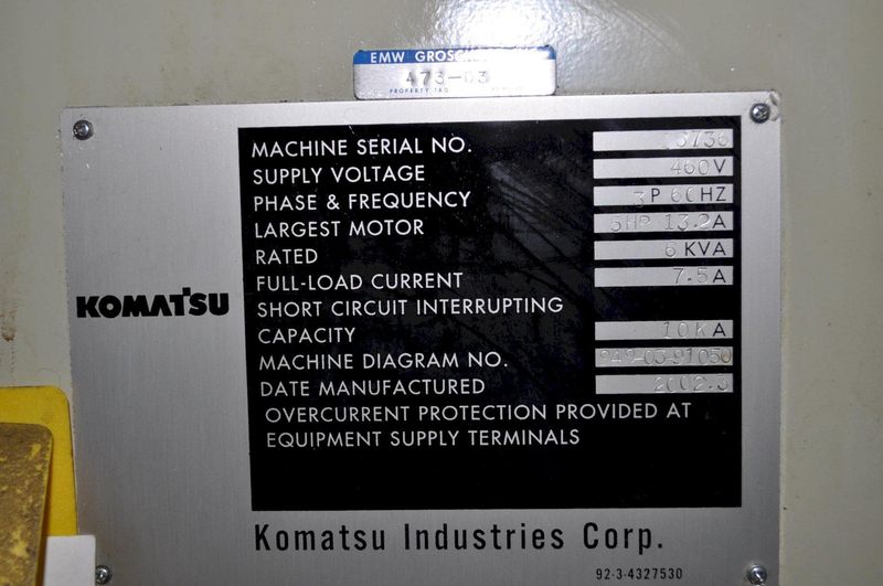 45 TON KOMATSU GAP FRAME PRESS