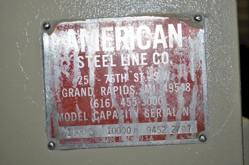 10000 X 42" AMERICAN STEEL LINE UNCOILER