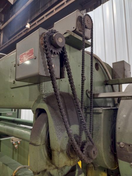 35 TON VERSON 24" X 96" FLANGE BED MECHANICAL PRESS BRAKE: STOCK #20241