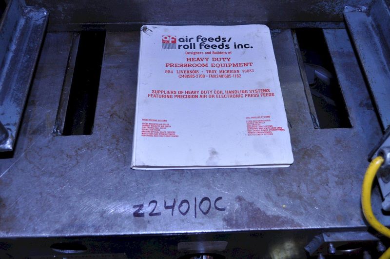 12" X 12" X .187" AIR FEEDS FEEDER STRAIGHTENER