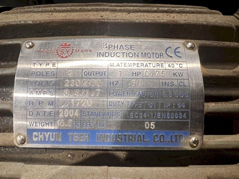 18" X 20" HYD-MECH MODEL #VW-18 VERTICAL BAND SAW w/ 45° MITER: STOCK #21928