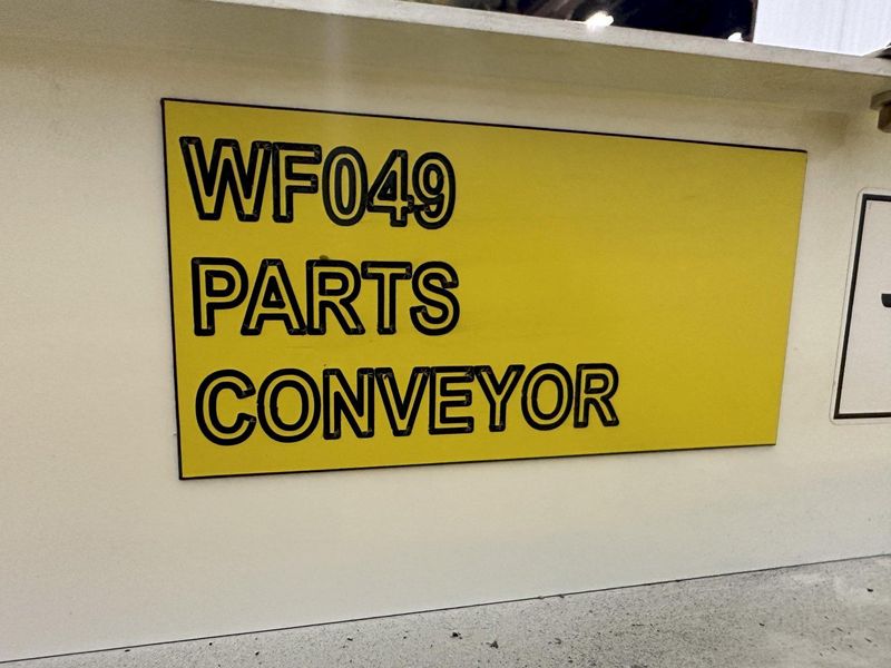 120" X 20" TITAN MODEL #WF049 STEEL BELT PARTS TRANSFER CONVEYOR: STOCK #19457