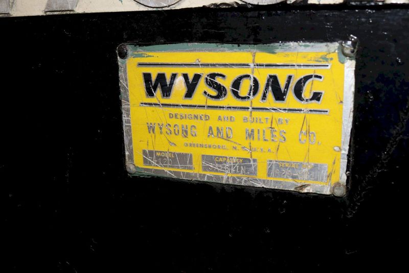 10' X 3/16" WYSONG POWER SQUARING SHEAR: STOCK #73469