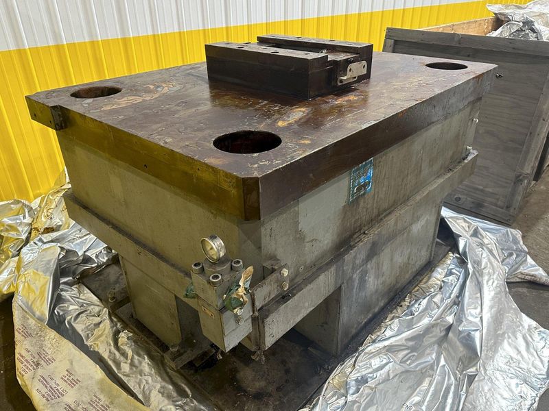3000 TON NATIONAL (CROSBY GROUP) 4-POST HYDRAULIC PRESS / WIRE ROPE SWAGING MACHINE: STOCK #1945