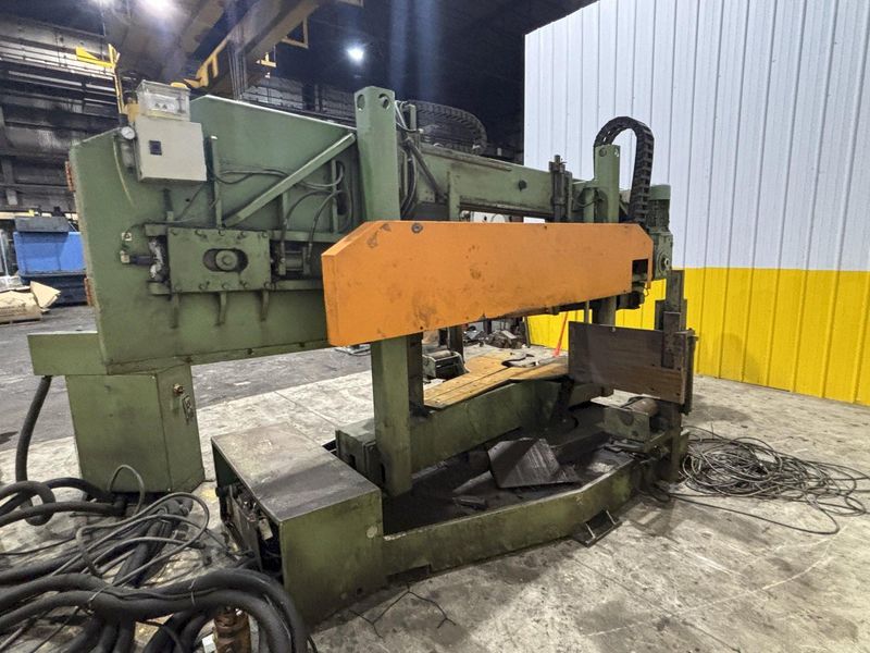 17" X 43" PEDDINGHAUS MODEL #1100 DG TWIN COLUMN & MITRE HORIZONTAL STRUCTURAL SAW, NEW 2007: ST