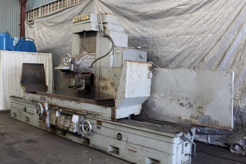 24" X 96" X 30" MATTISON HORIZONTAL SURFACE  GRINDER: STOCK #58851