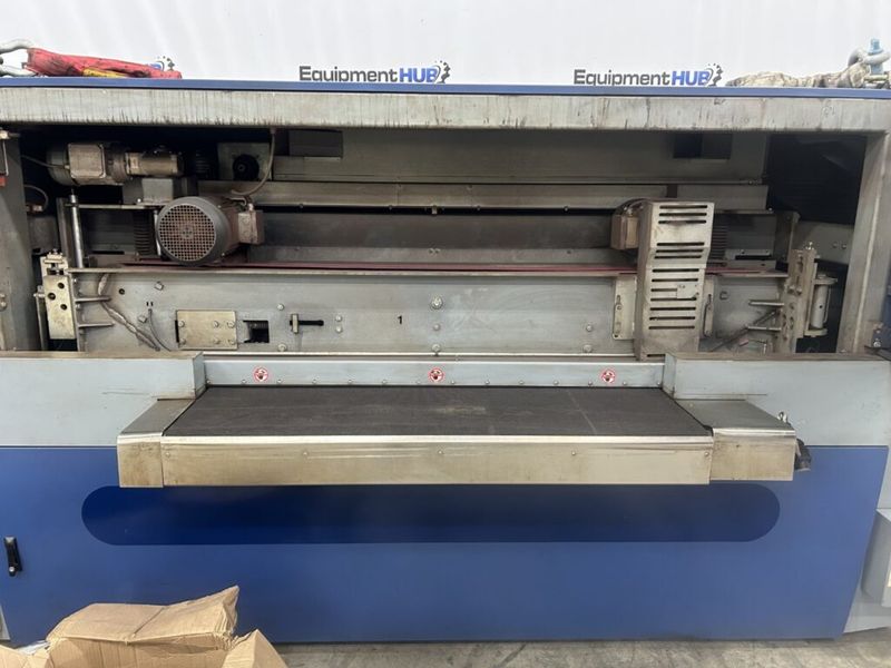 Lissmac 2 Stage Deslagging, Deburring & Corner Rounding Line