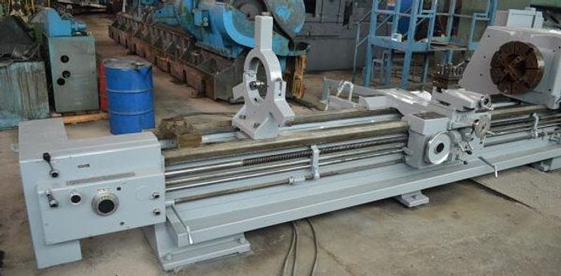 32.5" X 22'/10' LODGE & SHIPLEY HOLLOW SPINDLE DUAL BED ENGINE LATHE: STOCK #10927