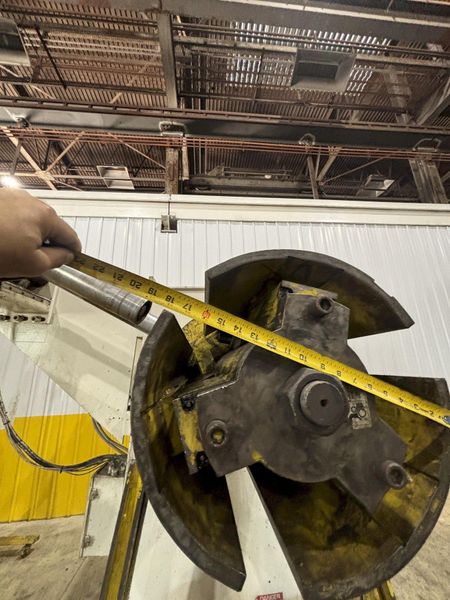 15,000 LBS X 36" COE MODEL #CPR-PO-15018 MOTORIZED COIL REEL UNCOILER W/ COIL CAR: STOCK #23436