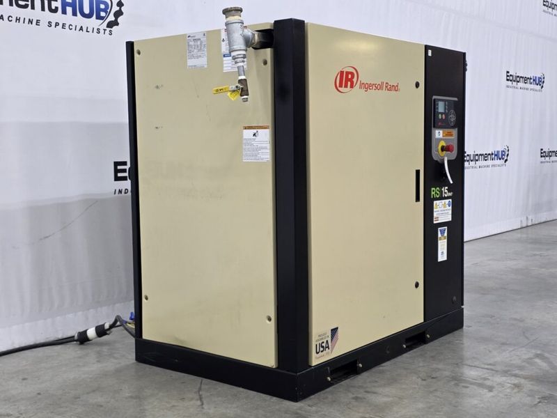 Ingersoll Rand RS15NE-A145 20 HP Variable Speed Rotary Screw Air Compressor (3,195 Hours)