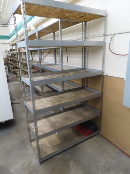 Adjustable Steel Shelving (9)- Auction Item