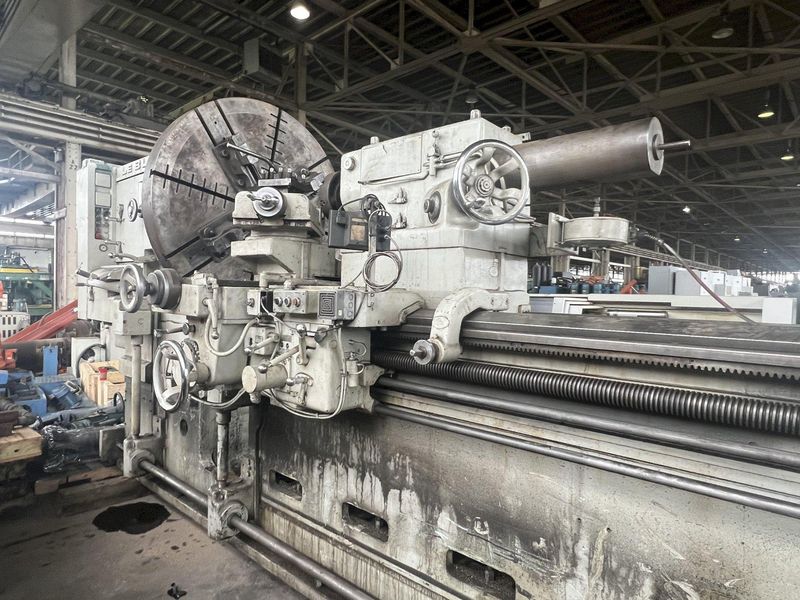 50" /130" X 230-362" LEBLOND MODEL #4025-36 HEAVY DUTY SLIDING BED GAP LATHE, 3" HOLE: STOCK #18