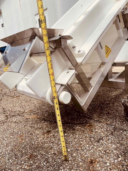 Safeline Mettler Toledo 62” Stainless Steel Incline Conveyor