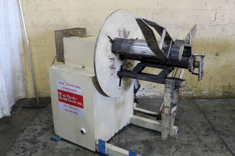 6000 LBS AIR FEED MOTORIZED COIL REEL: STOCK #71991