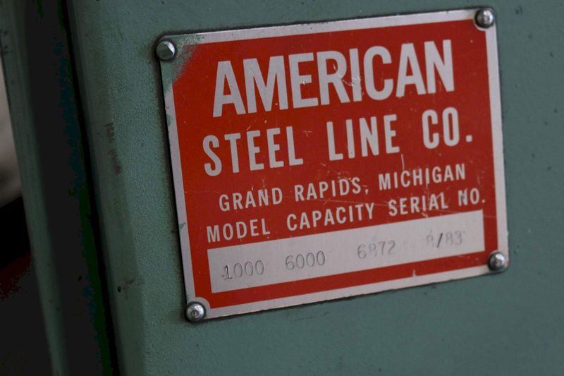 6000 LB AMERICAN STEEL LINE MOTORIZED COIL REEL : STOCK #73405