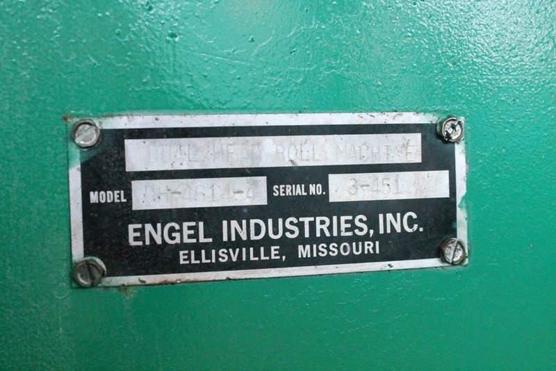 46" X 14 GAUGE ENGEL DUAL HEAD DUPLEX ROLLFORMER:   STOCK #2567