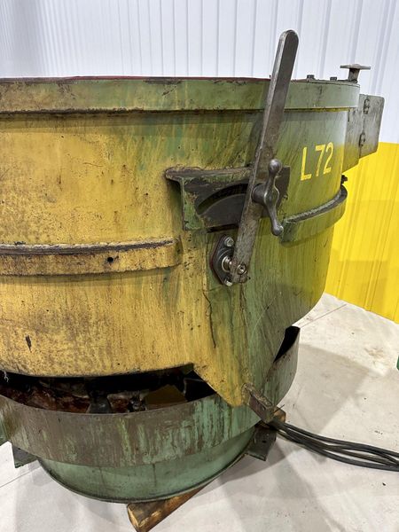 12 FT HAMMOND ROTO-FINISH MODEL #ST-12 ROTARY BOWL VIBRATORY PARTS DEBURRING FINISHER: STOCK #20