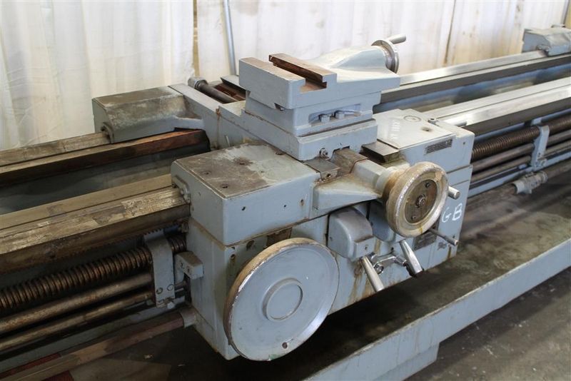 28" X 96" & 240" LODGE & SHIPLEY HOLLOW SPINDLE ENGINE LATHE, 12-5/8" HOLE: #10924