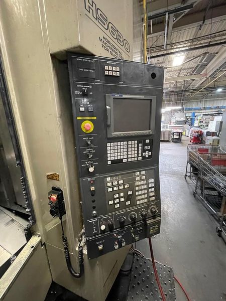 Hitachi Seiki HS630 4-Machine FMS Horizontal Machining Cell