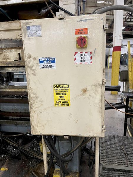 110 TON BROWN & BOGGS MODEL HP2-110 SRAIGHT SIDE PRESS: STOCK #15350