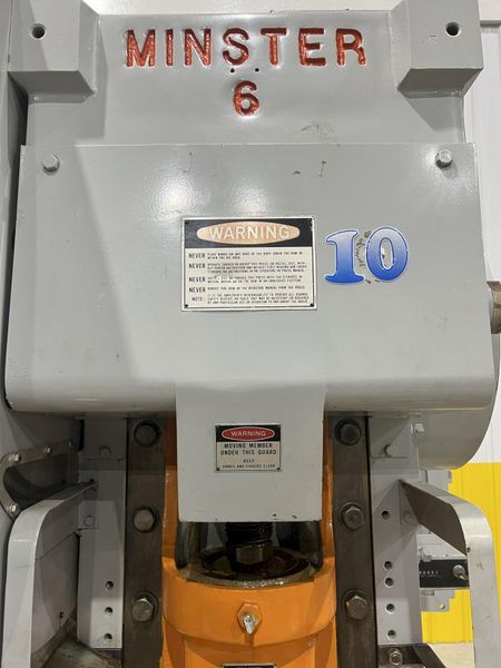 60 TON MINSTER MODEL #6 OBI STAMPING PRESS, 3" STROKE: STOCK #20712