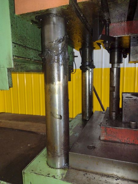125 TON RODGERS MODEL MD125-2629A-WE 4-POST HYDRAULIC PRESS 18" STROKE: STOCK #11411