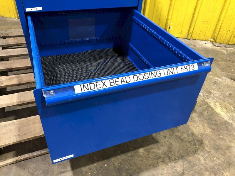 5 DRAWER EQUIPTO 22" X 28" X 59" TOOL STORAGE CABINET: STOCK #16625