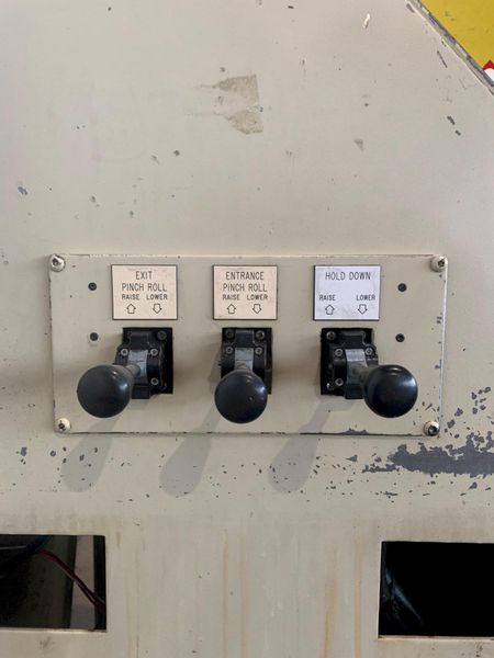 24" X .25" COE MODEL CPPS-PO-400-24 POWERED 7 ROLL COIL STRAIGHTENER: STOCK 18356
