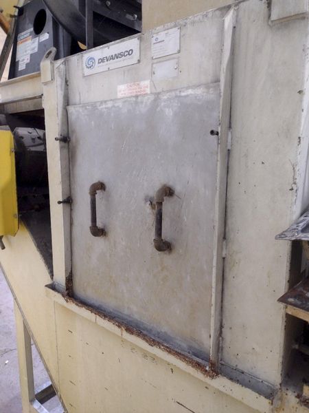 1500 CFM WARD-DEVANSCO MODEL #DV-18015 WET TYPE DUST COLLECTOR: STOCK #18630