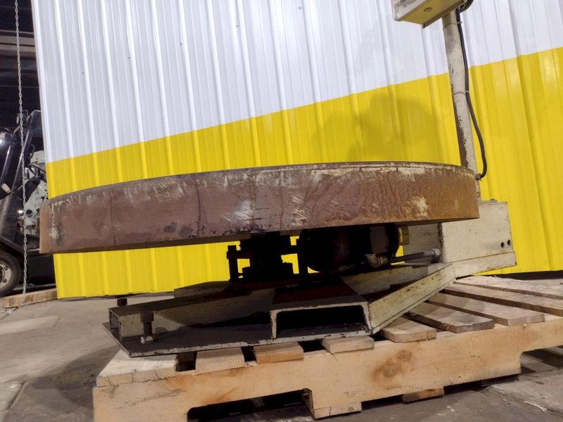 5000 LB X 42" DURANT MODEL #5025-42 R SERIES MOTORIZED HORIZONTAL PALLET DECOILER: STOCK #20261