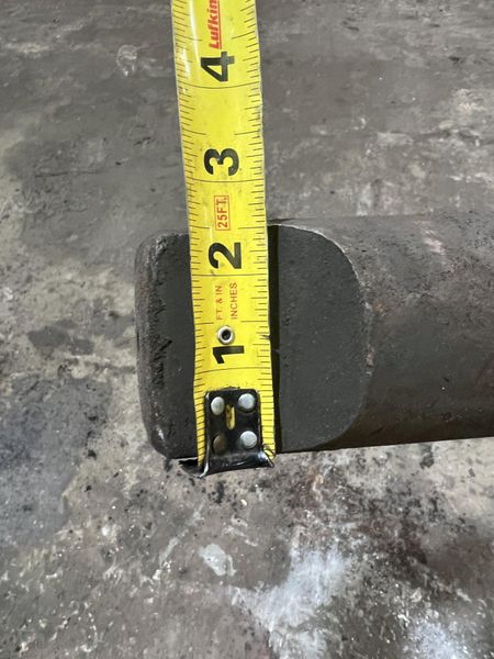 5" DIAMETER X 84" BORING BAR WITH MORSE TAPER: STOCK #20647